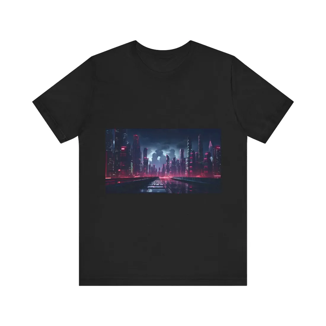 Cyberpunk City Night: Modern - T-Shirt