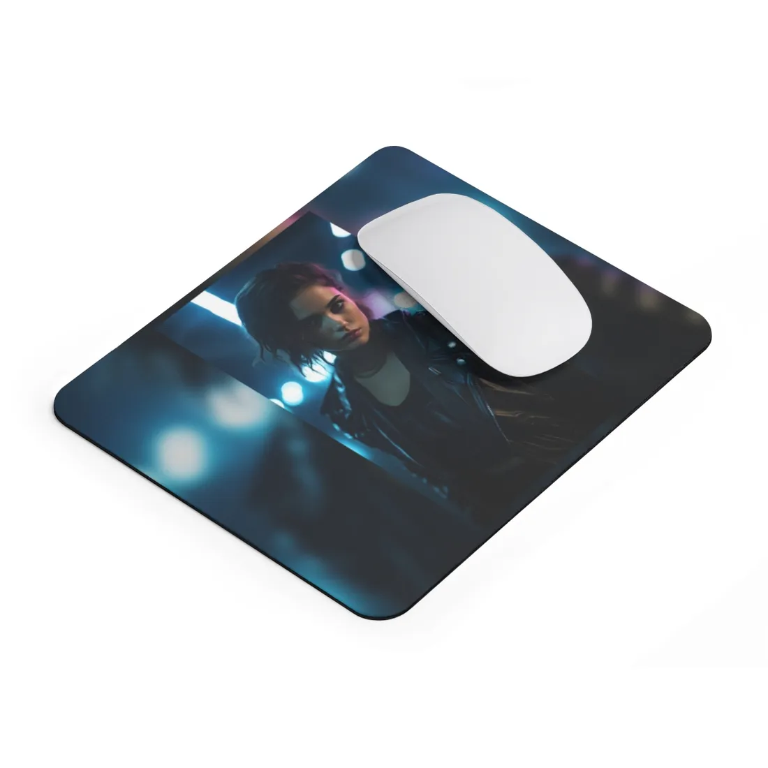 Cyberpunk Dark Beauty: Teenage - Mouse Pad