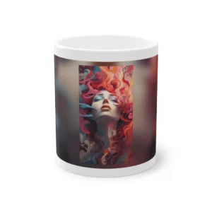 Swirling Red Reverie Mug
