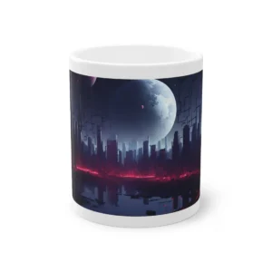 Neon Planet City Mug