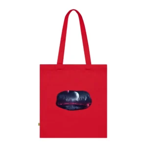 Neon Planet City Tote Bag