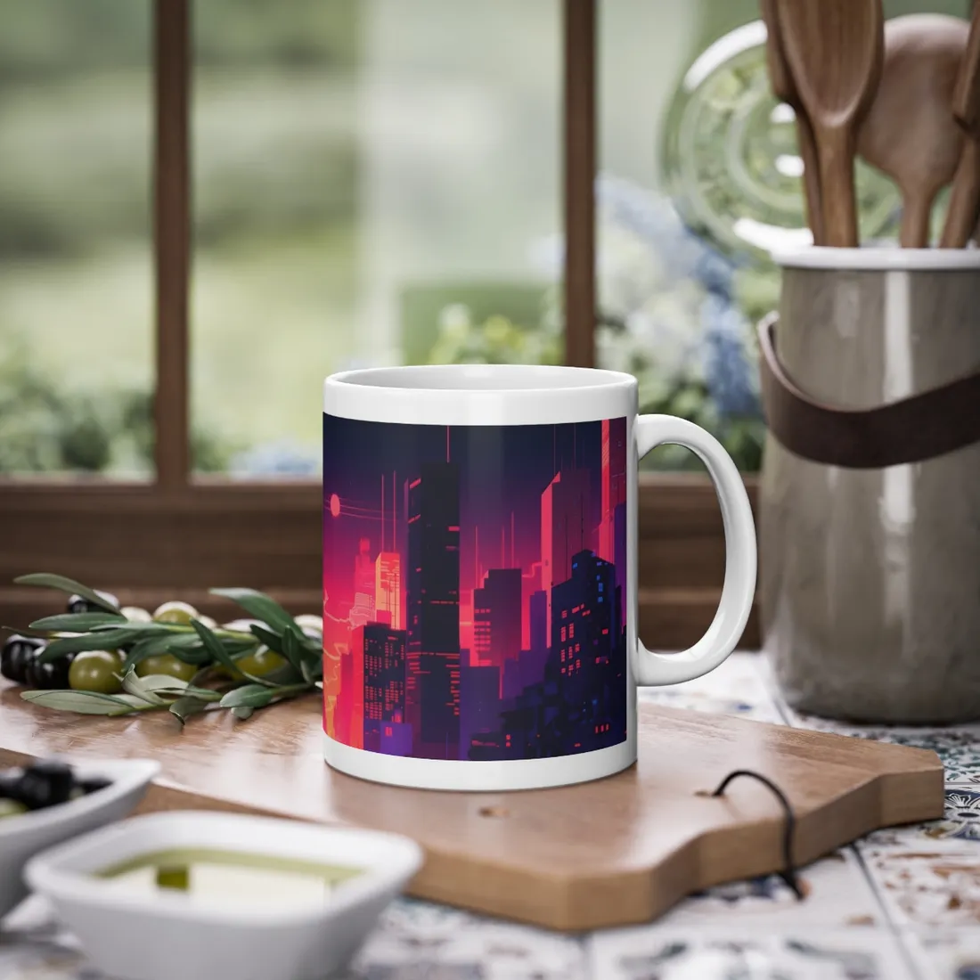 Cyberpunk Night City: Melancholic - Mug