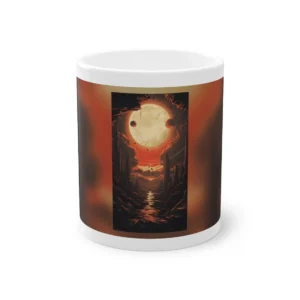Ruined City Moonrise Mug