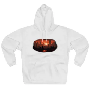 Dystopian City at Sunset Hoodie