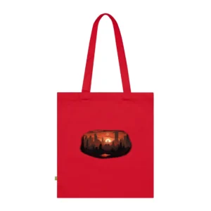 Dystopian City at Sunset Tote Bag