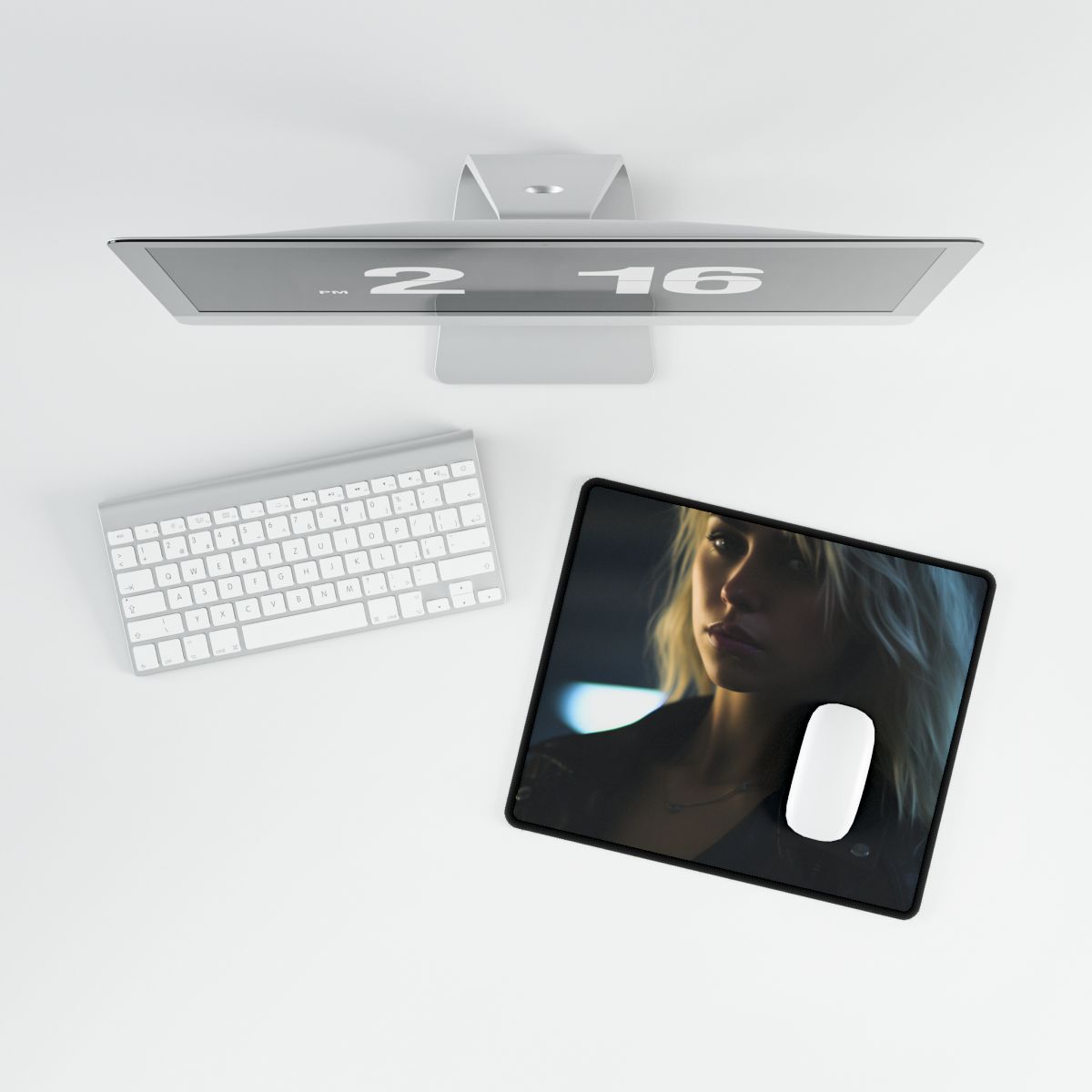 Cyberpunk Youth: Urban Street Art - Desk Mat