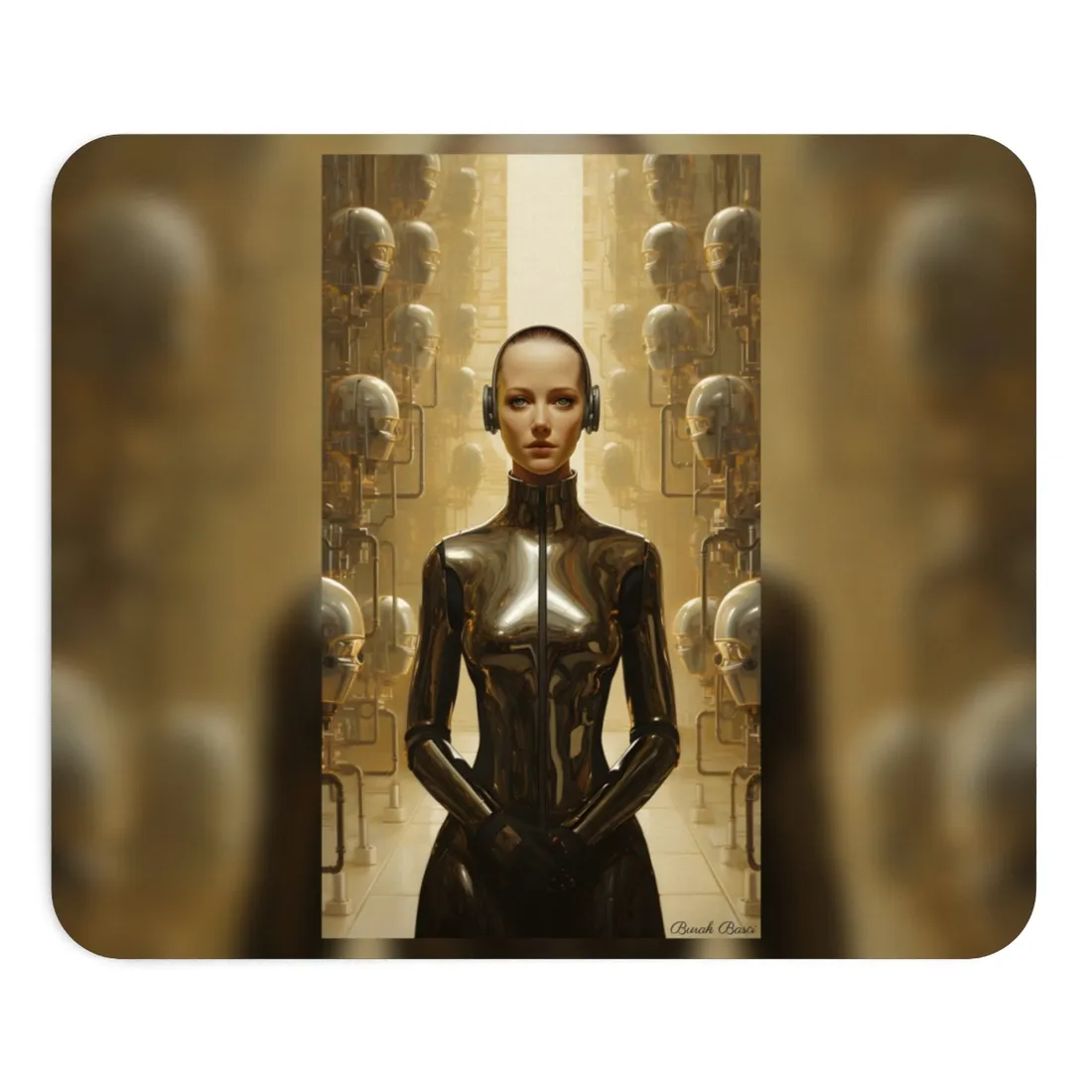 Daring Art Heist: Robotic Thieves Steal Masterpiece - Mouse Pad