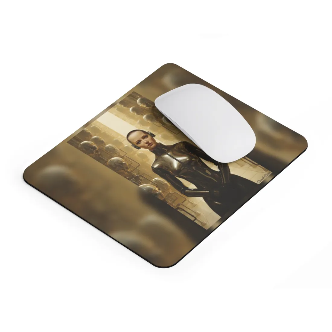 Daring Art Heist: Robotic Thieves Steal Masterpiece - Mouse Pad