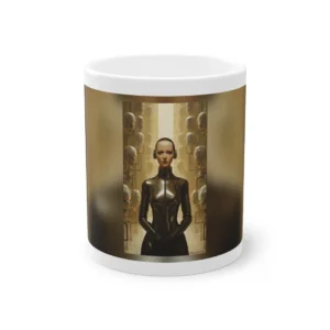 Android Woman in Corridor Mug