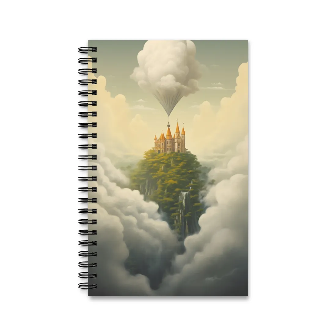 Dark Blue Denim Jeans: Stitched Details Close-Up - Spiral Notebook
