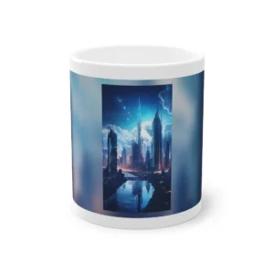Futuristic City Waterfront Mug