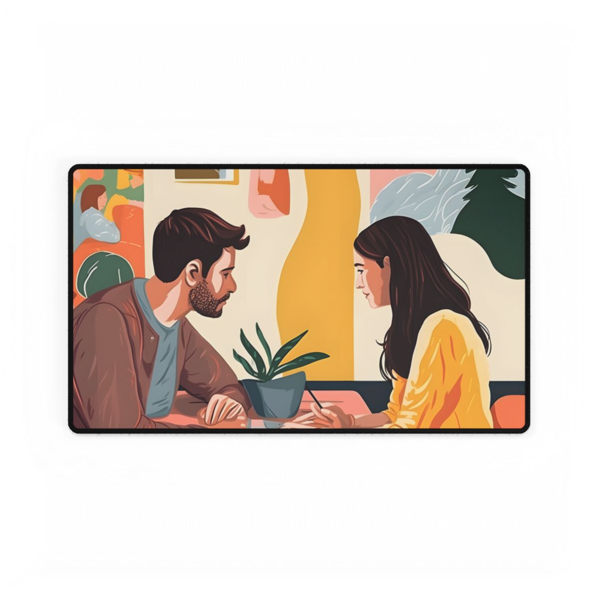 Data Visualization Study: Graphical Representation of Interventions - Desk Mat