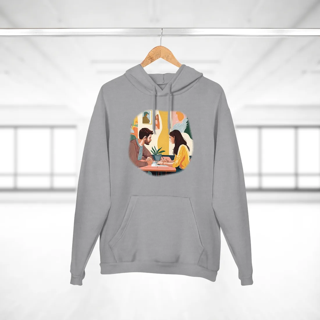 Data Visualization Study: Graphical Representation of Interventions - Hoodie (Heather Grey)