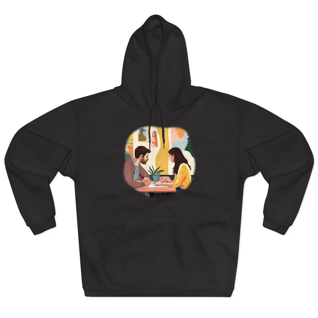 Data Visualization Study: Graphical Representation of Interventions - Hoodie (Black)