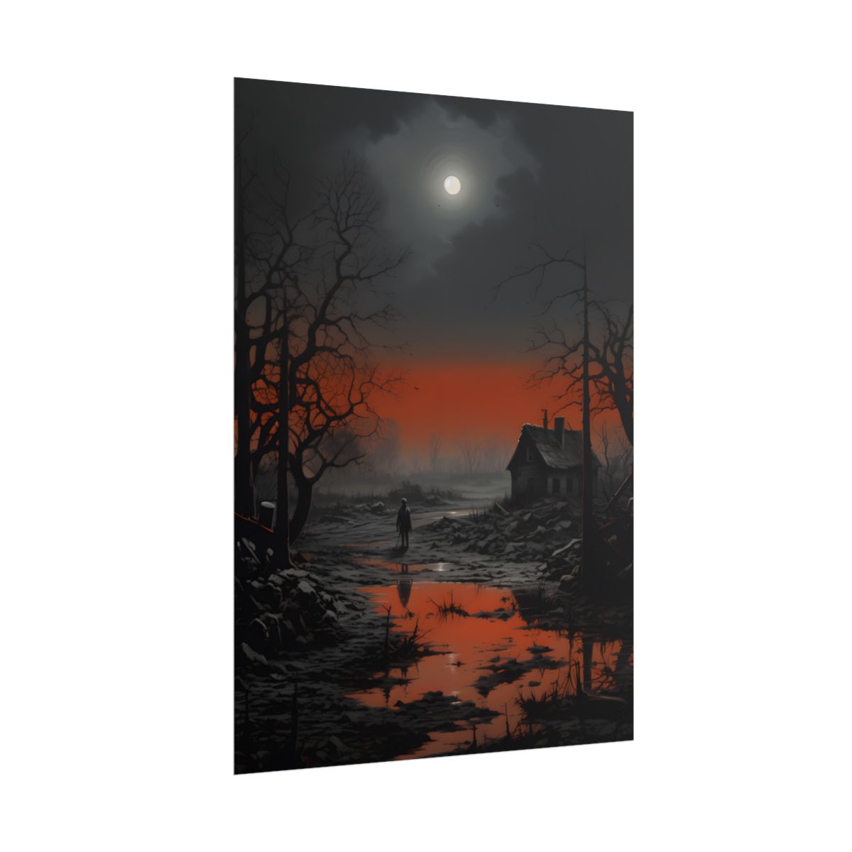 Daytime City Portrait: Outdoors Artwork - Poster