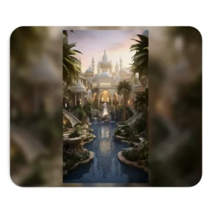 Palace Canal Oasis Mouse Pad