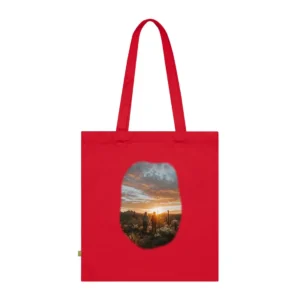 Desert Sunset with Cacti Tote Bag