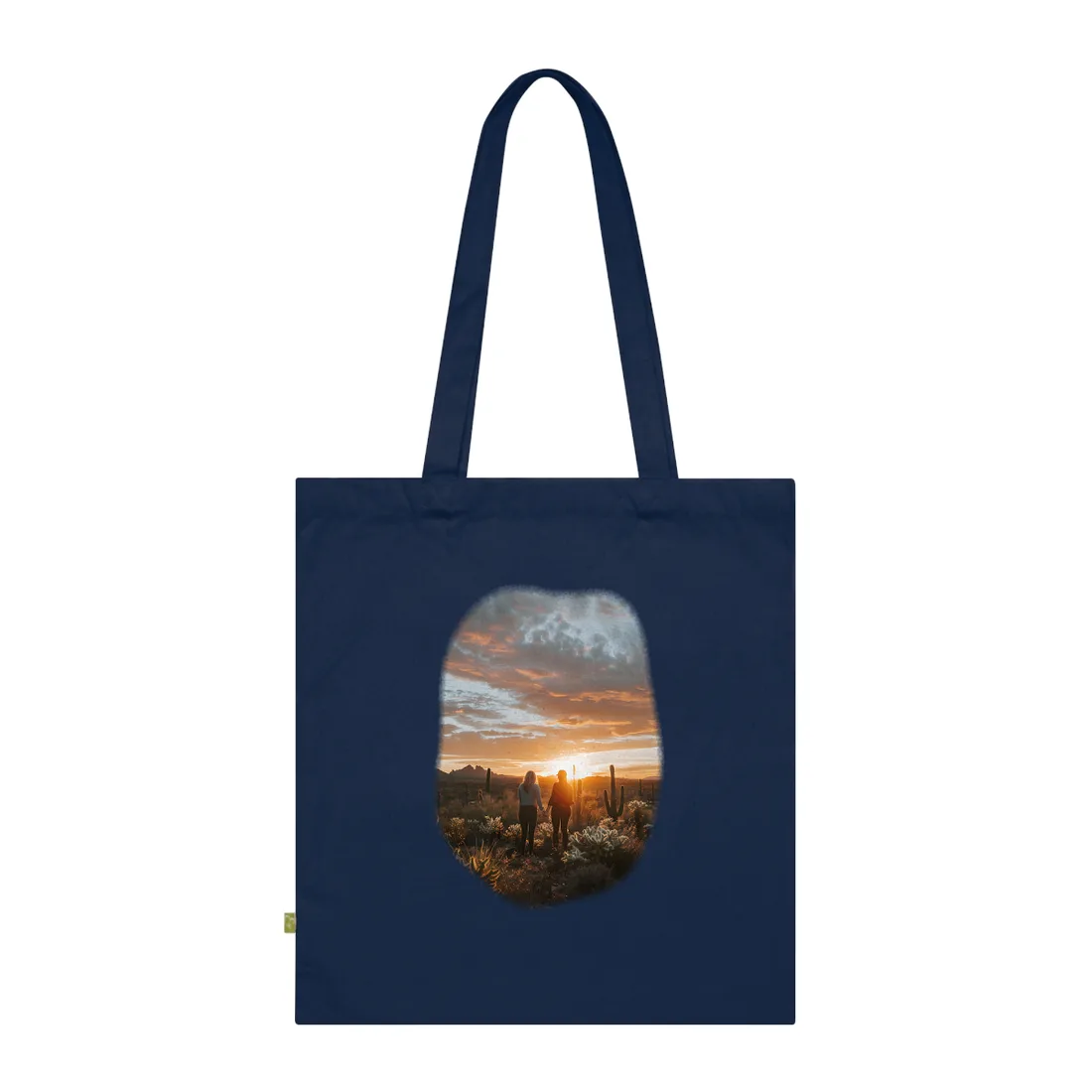 Desert Sunset Duo: Outdoor - Tote Bag (French Navy)