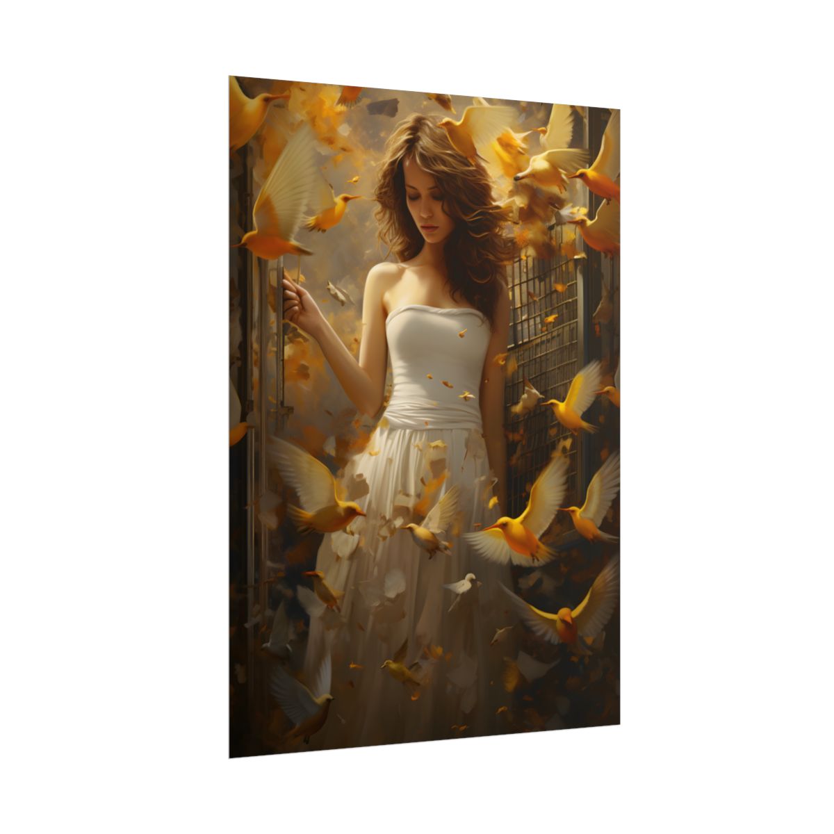 Digital Art: Modern Smartphone Concept - Poster