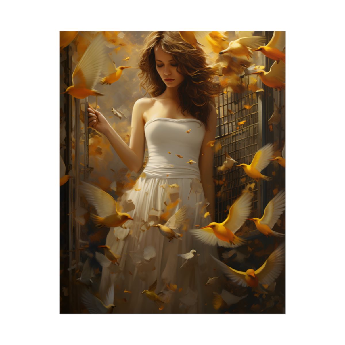 Digital Art: Modern Smartphone Concept - Poster