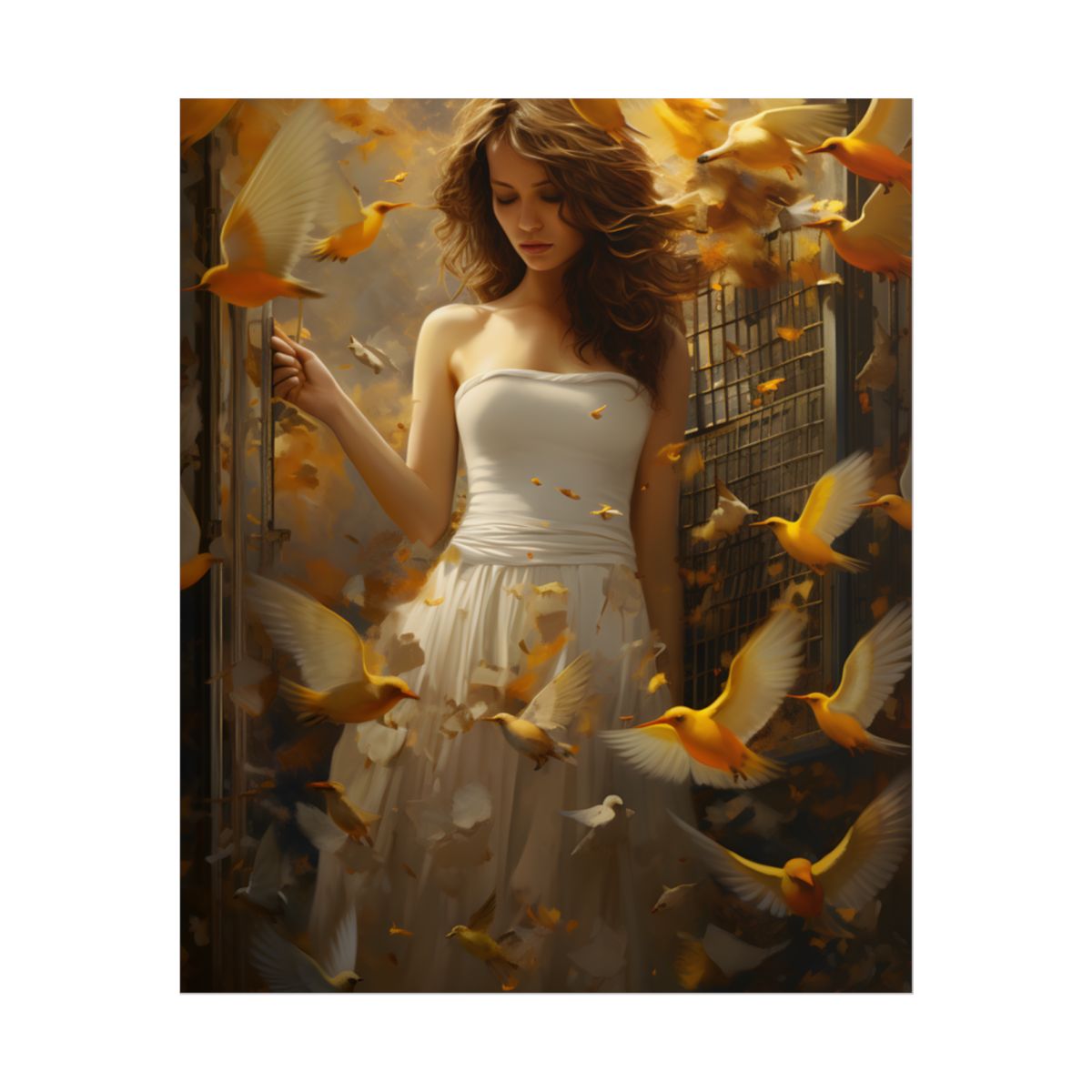 Digital Art: Modern Smartphone Concept - Poster