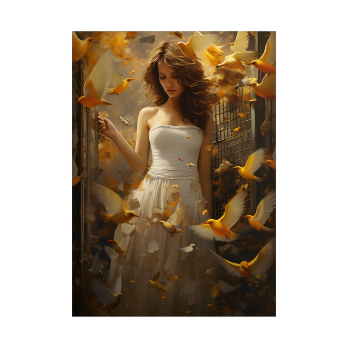 Digital Art: Modern Smartphone Concept - Poster