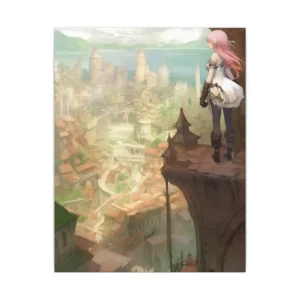 Gazing over Sunlit City Canvas Print