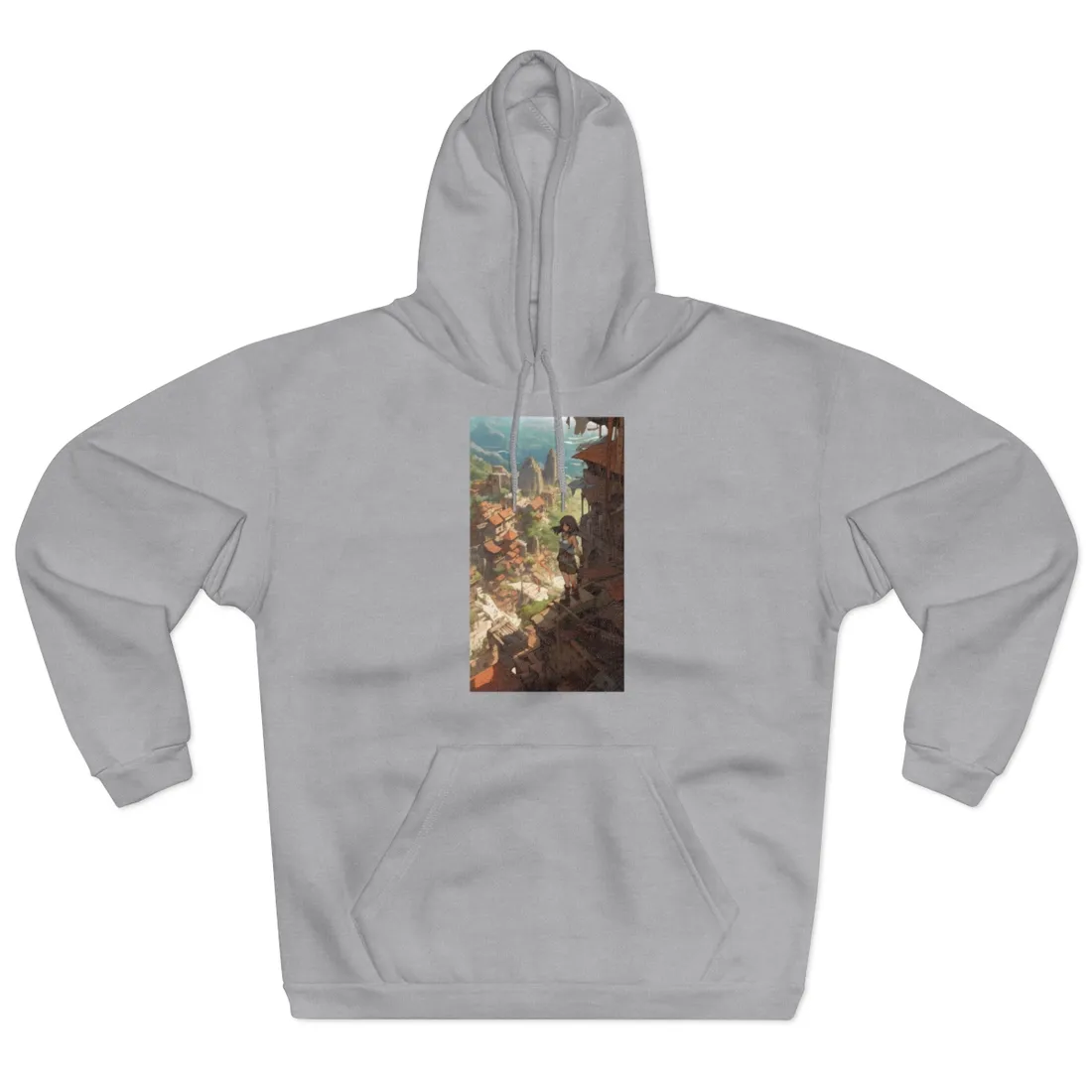 Dramatic Anime Feather: Bird's Eye View - Hoodie