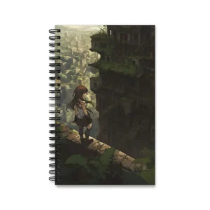 Overgrown Ledge Overlook Spiral Notebook