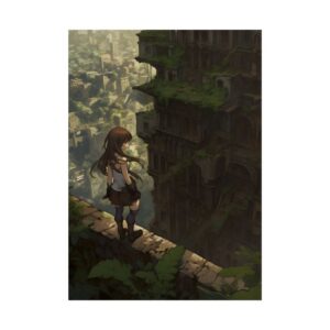 Overgrown Ledge Overlook Poster