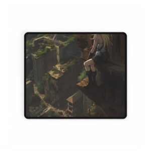 Overgrown City Overlook Desk Mat