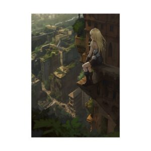 Overgrown City Overlook Poster