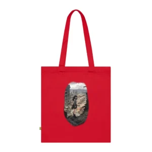 Anime Girl Among Ruins Tote Bag