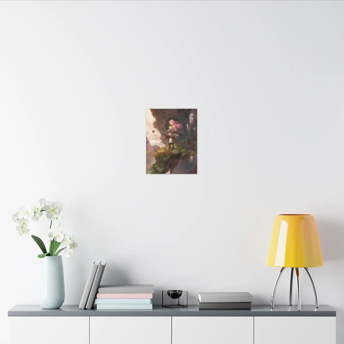 Dramatic Bird in Flight: Exotic Parrot Art - Canvas