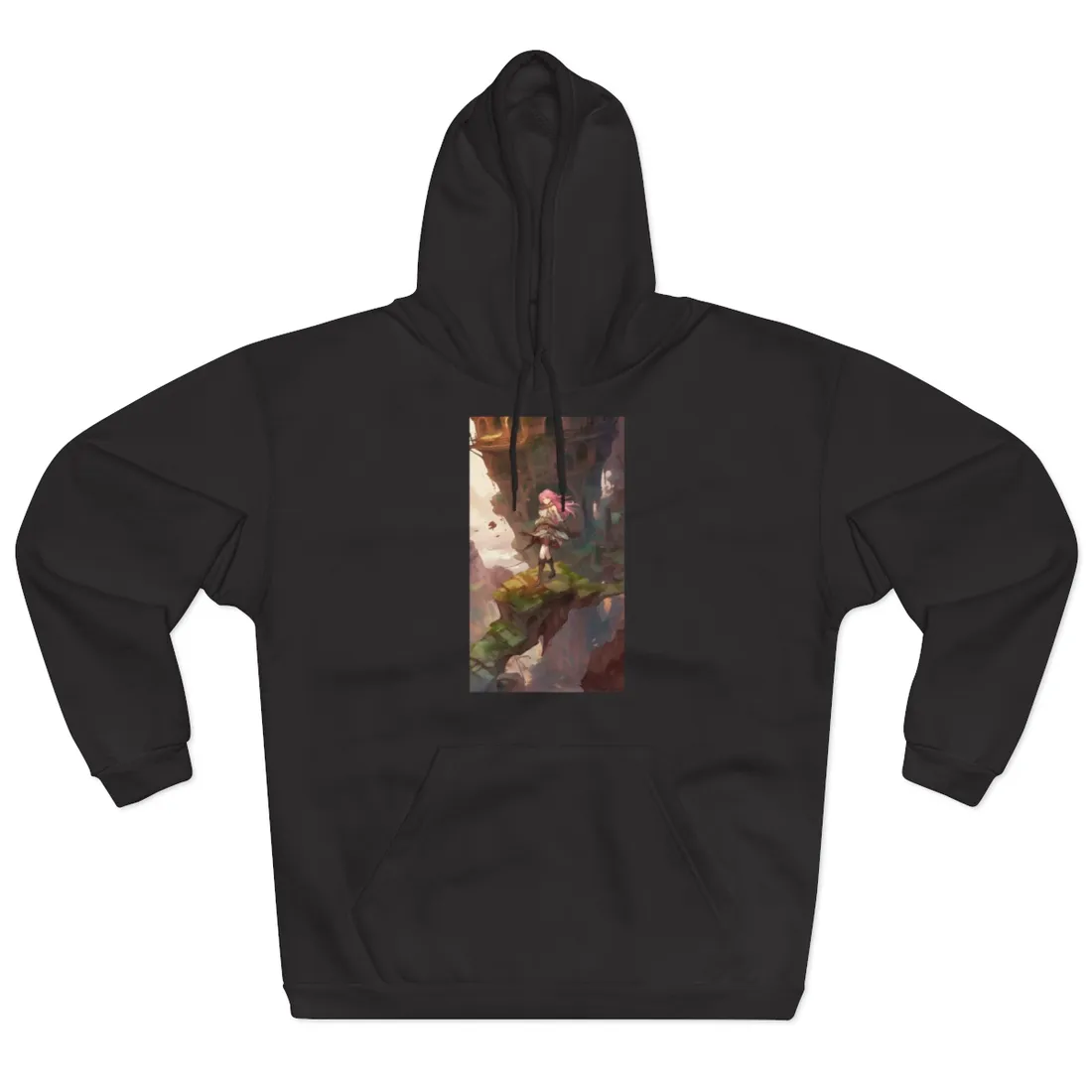 Dramatic Bird in Flight: Exotic Parrot Art - Hoodie