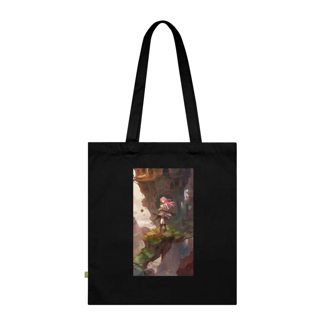 Dramatic Bird in Flight: Exotic Parrot Art - Tote Bag