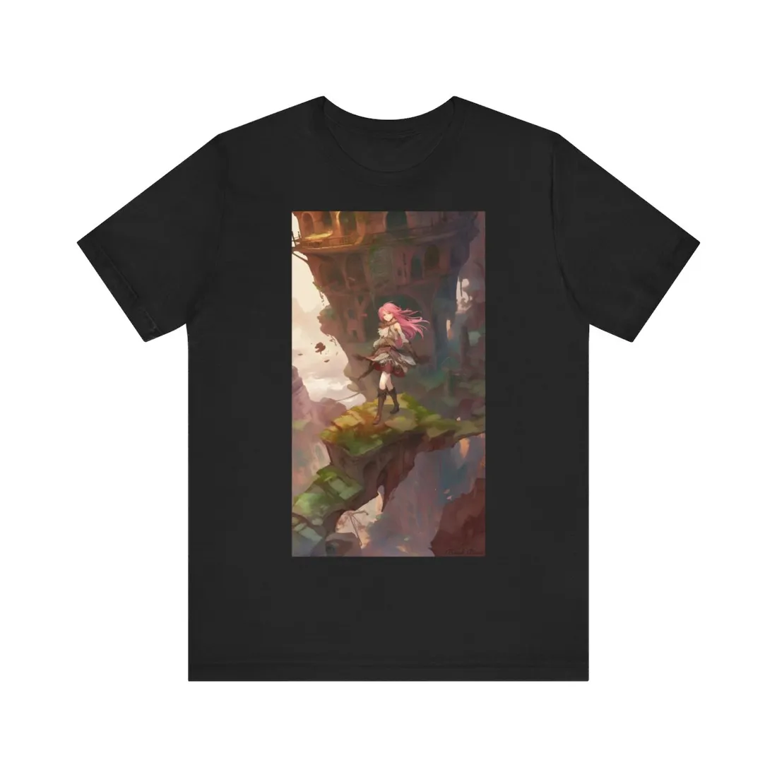 Dramatic Bird in Flight: Exotic Parrot Art - T-Shirt