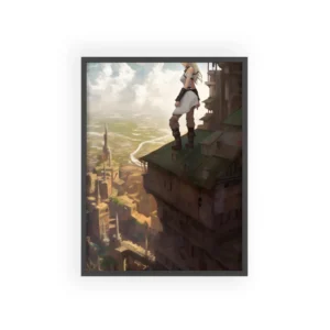 Rooftop Overlook Framed Poster