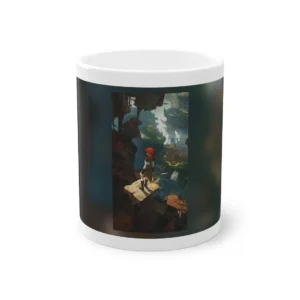 Ledge Above Rooftops Mug