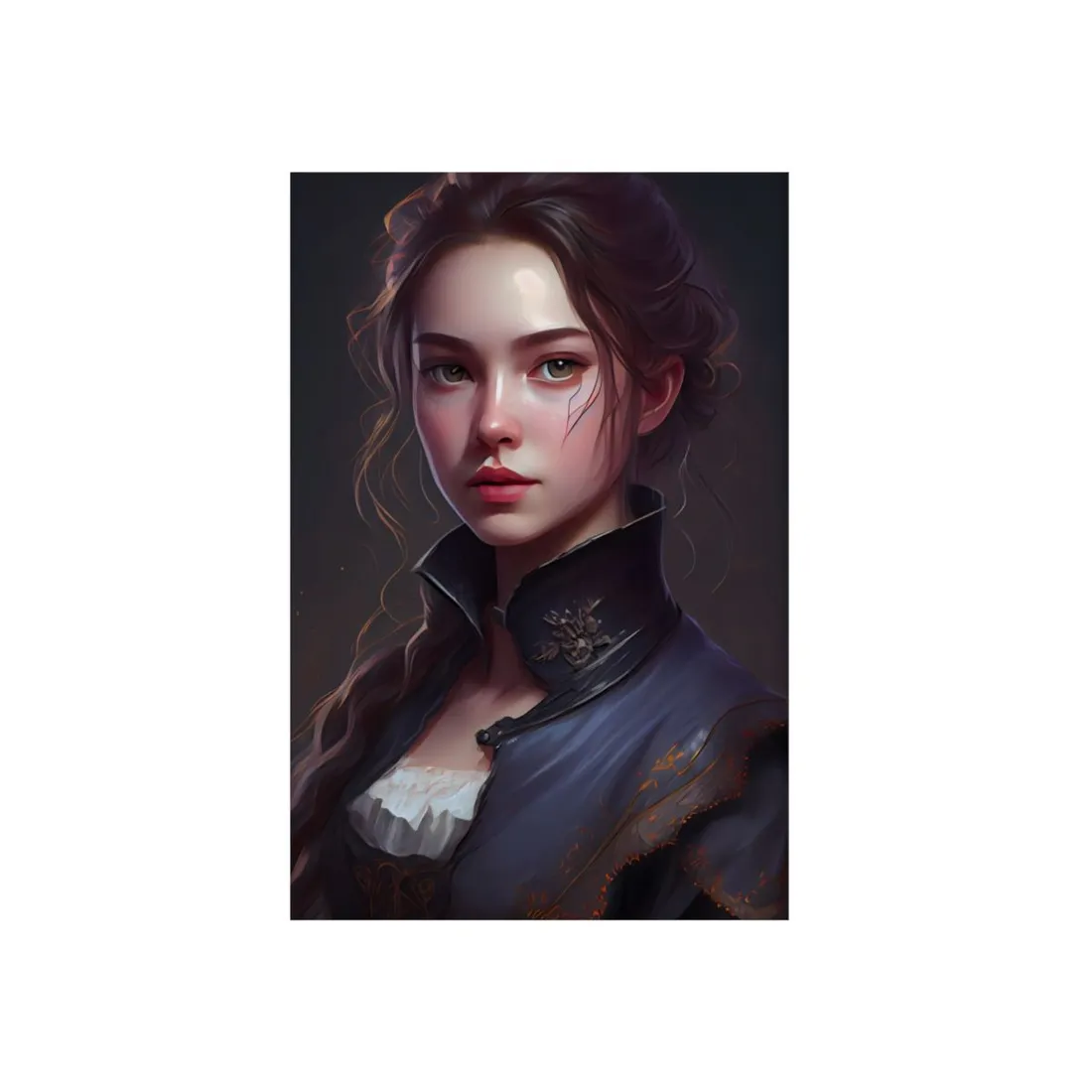 Dramatic Portrait of an Astonishing Woman - Metal Poster