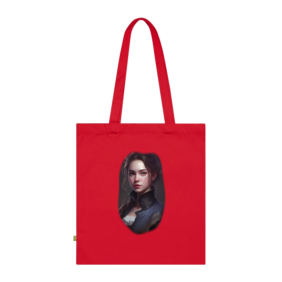Dramatic Portrait of an Astonishing Woman Tote Bag - Tote Bag (Classic Red)