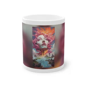 Floating Face Dreamscape Mug