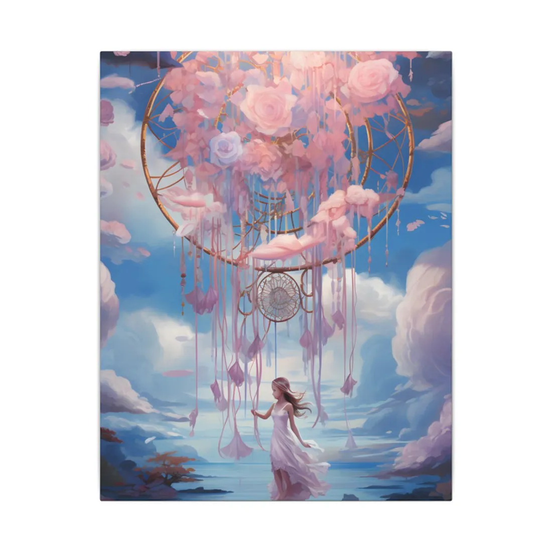 Dreamscape of Whispers: Ethereal Realm - Canvas