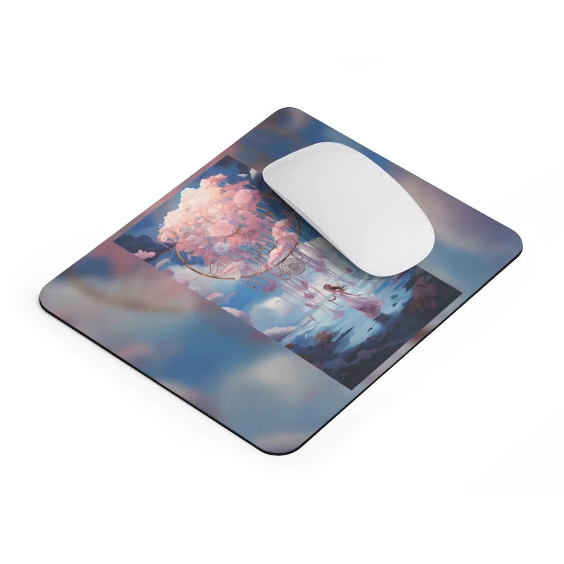 Dreamscape of Whispers: Ethereal Realm - Mouse Pad