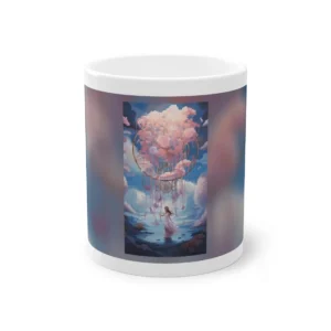 Woman Under Pink Dreamcatcher Mug