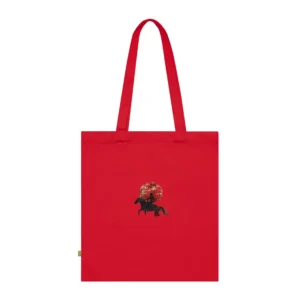 Rider Against Red Sun Tote Bag