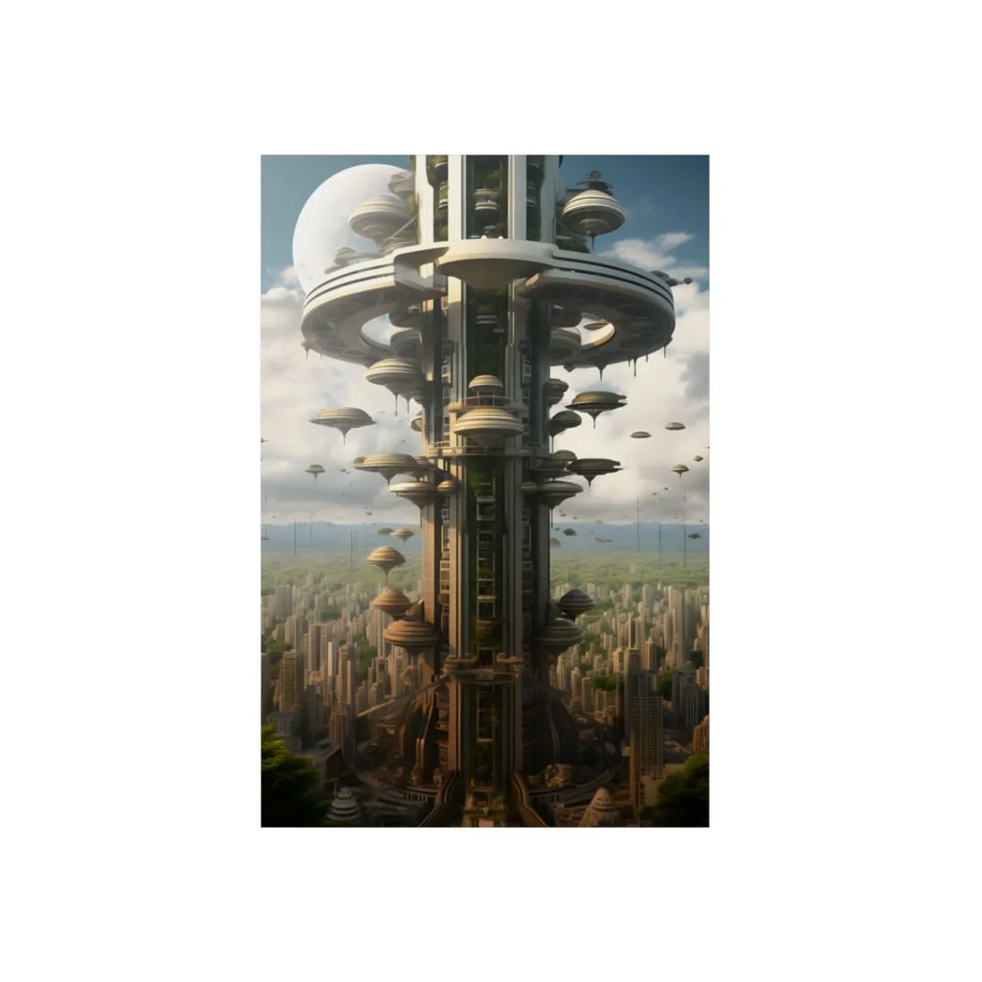 Dystopian Utopia Night: Community in City Public Space - Metal Poster