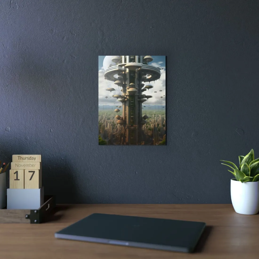 Dystopian Utopia Night: Community in City Public Space - Metal Poster