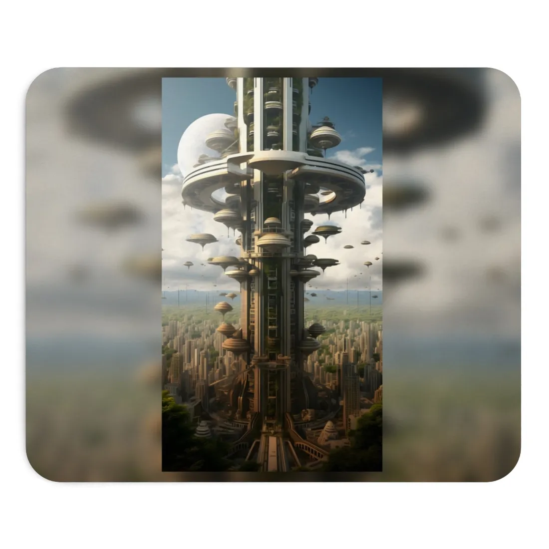 Dystopian Utopia Night: Community in City Public Space - Mouse Pad