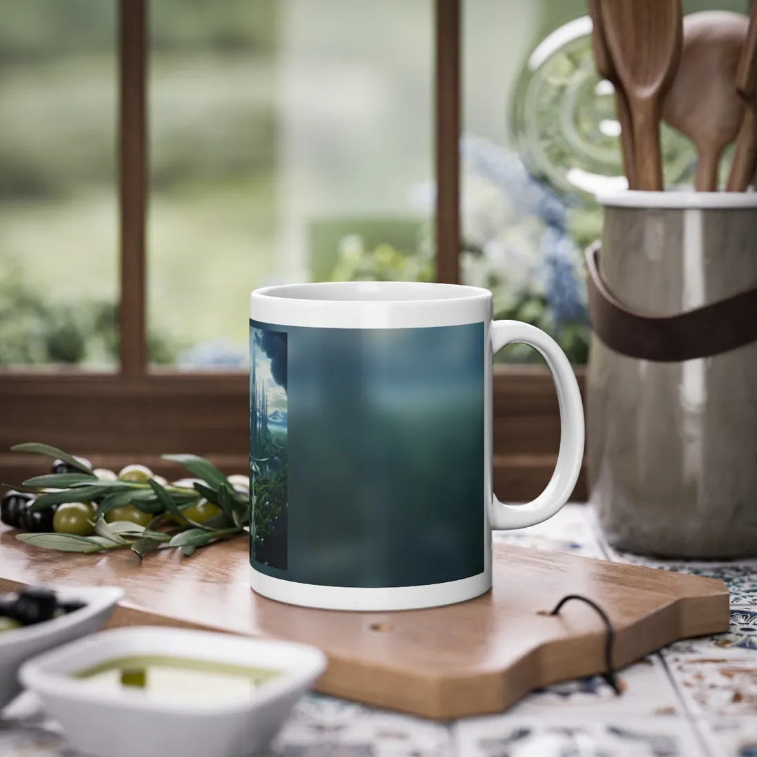 Dystopian Utopia: Perfect Yet Oppressive Society - Mug